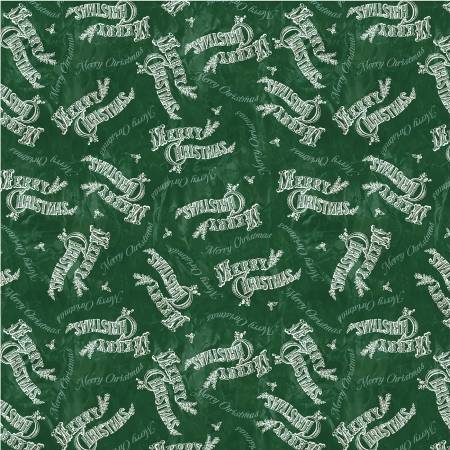 WD Dark Green Merry Christmas Jolly Christmas