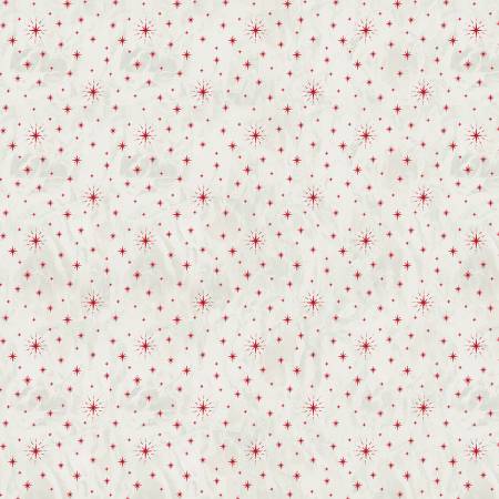 WD Ivory/Red Twinkle Stars Jolly Christmas