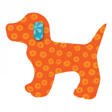 Accuquilt Die 55064 Gingham Dog