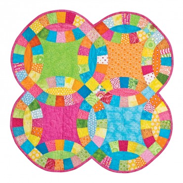 Accuquilt Die 55078 Double Wedding Ring / Quilt in a Day /
