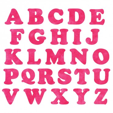 Accuquilt Die 55092 Carefree Alphabet Set / Quilt in a Day