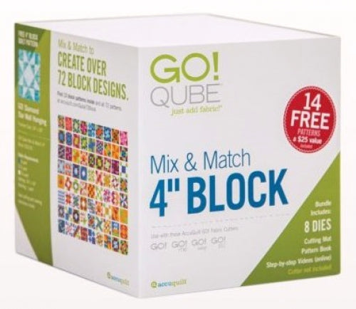 Accuquilt GO! 55229 Qube Mix & Match 4 inch Block