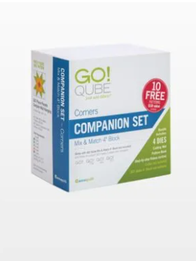 AccuQuilt GO! 55230 Qube 4" Companion Set - Corners