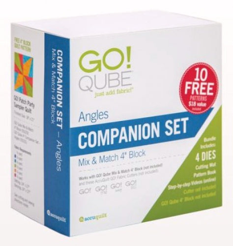 Accuquilt GO! 55231 Qube 4 inch Companion Set - Angles