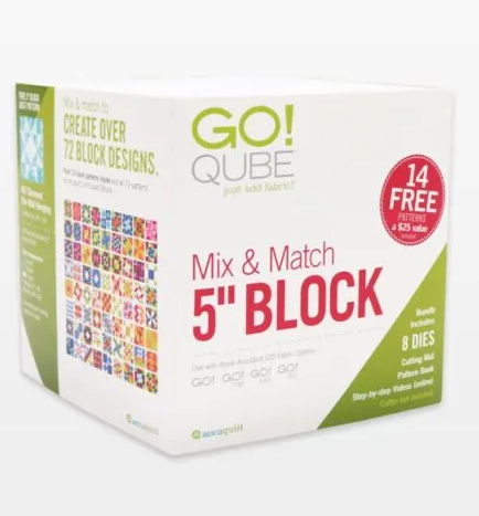 AccuQuilt GO! Qube Mix & Match 5 in Block
