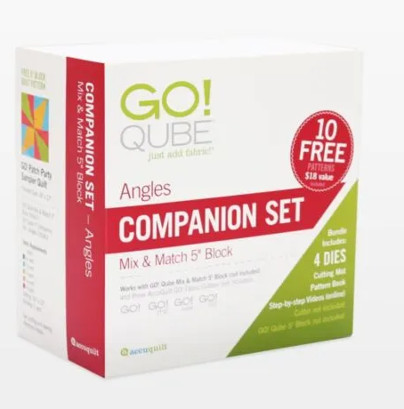 Accuquilt GO! 55581 Qube 5 inch Companion Set - Angles