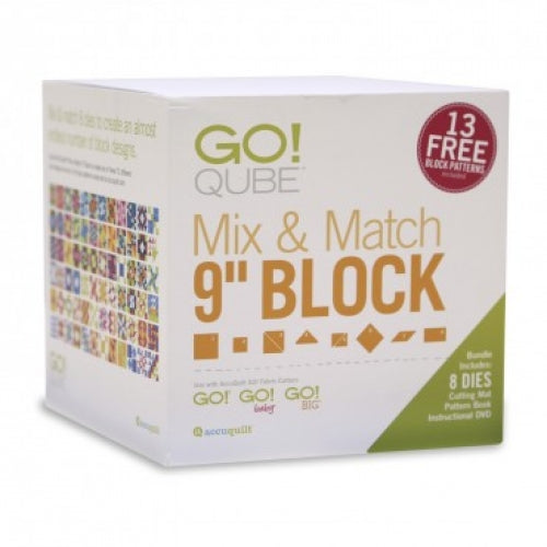 AccuQuilt GO! Qube Mix & Match 9 in Block / Quilt in a Day / AccuQu...