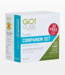 AccuQuilt GO! 55784 Qube 6" Companion Set - Corners