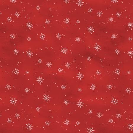 WL Our Gnome to Yours Red Snowflakes