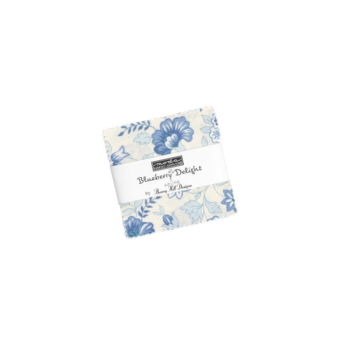 Blueberry Delight Mini Charm 3030MC Moda Precuts#1