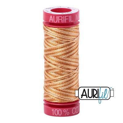 Aurifil 12wt 50m Var Creme Brulee 4150