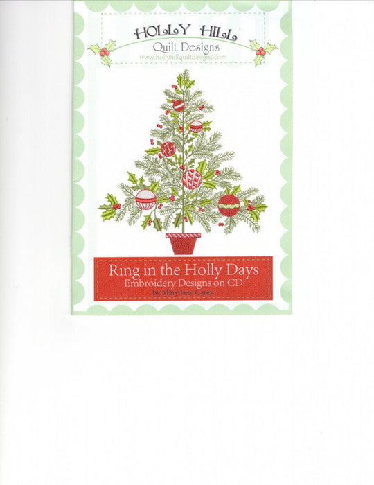 Ring in the Holly Days Embroidery CD
