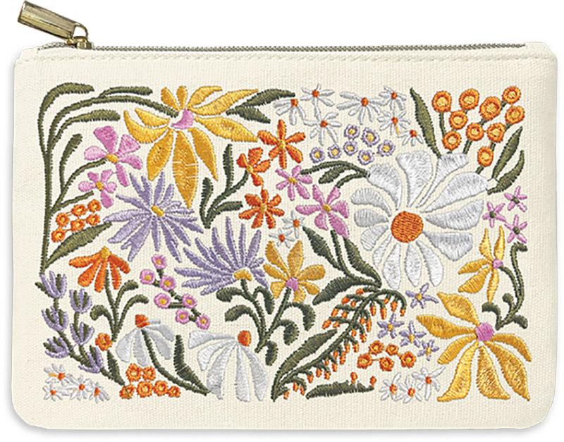 MO FM Pouch Embroidery Wildflower 83308 Lady Jayne