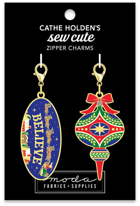 MO Ornaments Zipper Pull 2ct CH127