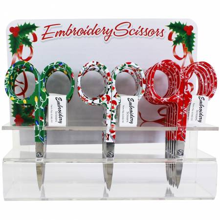 Embroidery Scissors Clear Display Snowflakes Gnomes Light String