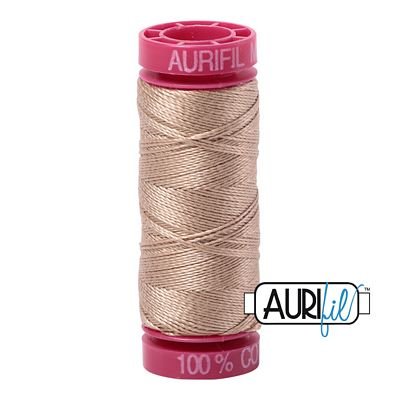 Aurifil 12wt 50m Sand 2326