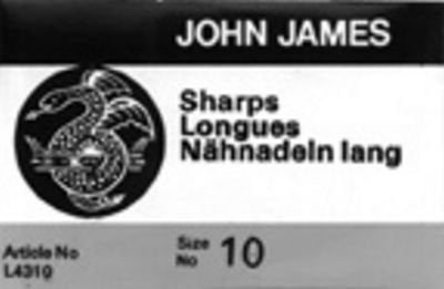 John James Sharps 10 25pk