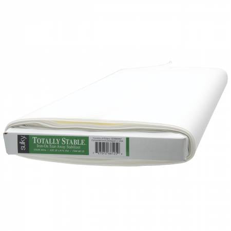 Totally Stable Iron-on Tear-Away Stabilizer White 20in x 25yds