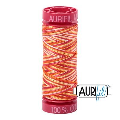 Aurifil 12wt 50m Var Sunset in Zoagli 4657