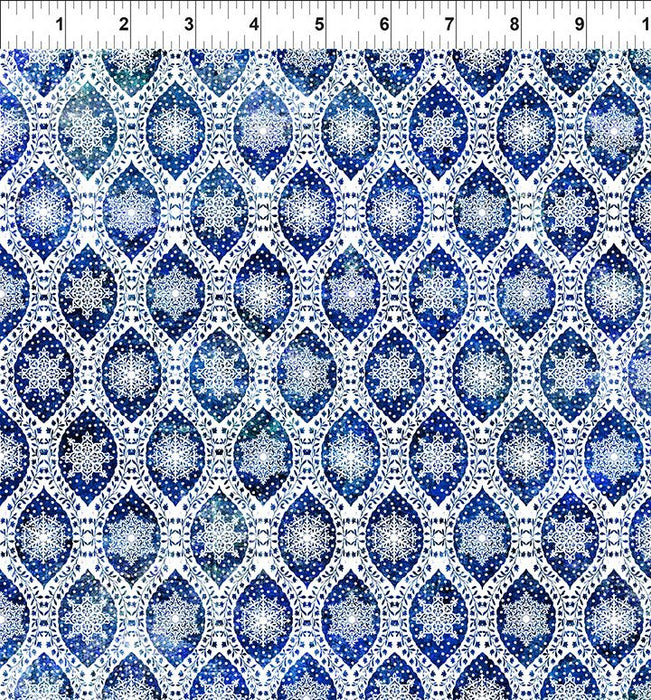 ITB Nature's Winter-Snowflake Ogee-Blue