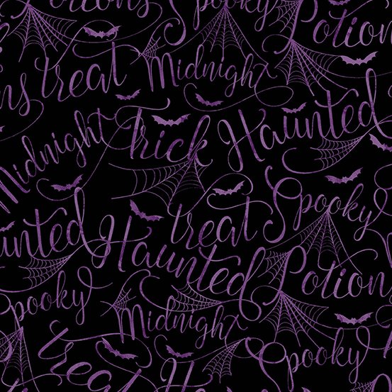AN Mystery Manor Cryptic Script Purple Moon