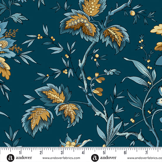AN Ariel Midnight-Beach House by Laundry Basket Quilts