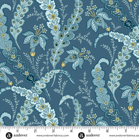 AN Ribbon Glass Blue-Beach House by Laundry Basket Quilts