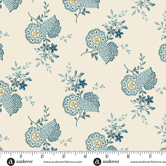 AN Plumeria Cream-Beach House by Laundry Basket Quilts