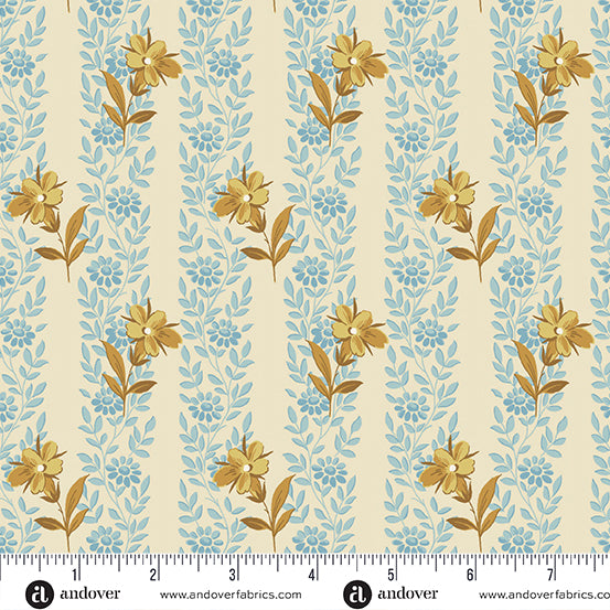 AN Blue Poppy Sand-Beach House by Laundry Basket Quilts
