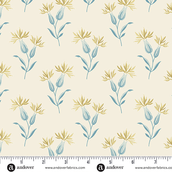 AN Sea Lavender Cream-Beach House by Laundry Basket Quilts