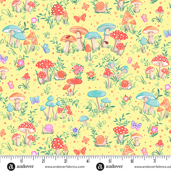 MA Fairy Dust Toadstool Yellow