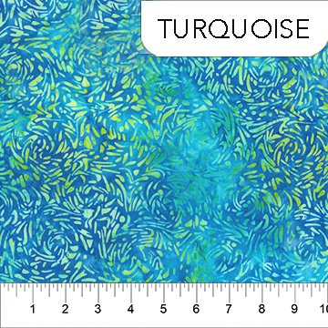 NC Batiks BFF's Tropical Blue 81600-62