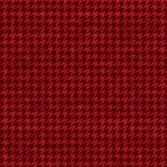 HG Houndstooth Basics 8624-88 Red ||