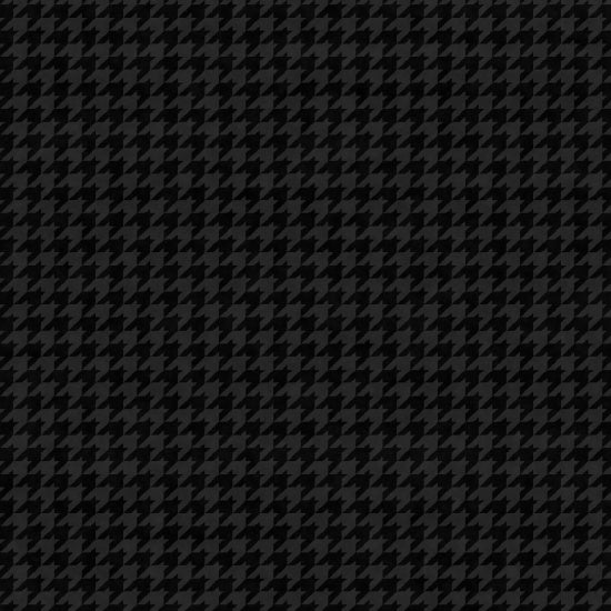HG Houndstooth Basics 8624-99 Black ||