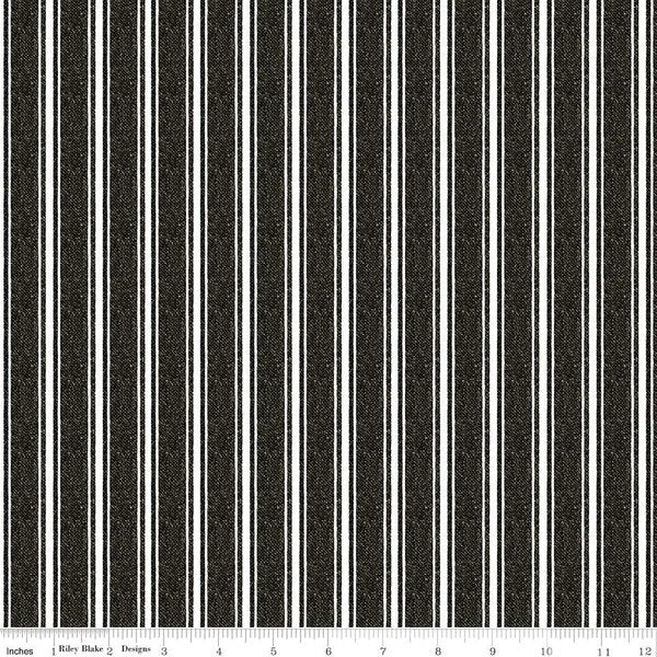 RB Queen of Ween Ticking Texture-Black