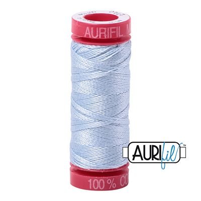 Aurifil 12wt 50m Lt. Robins Egg 2710