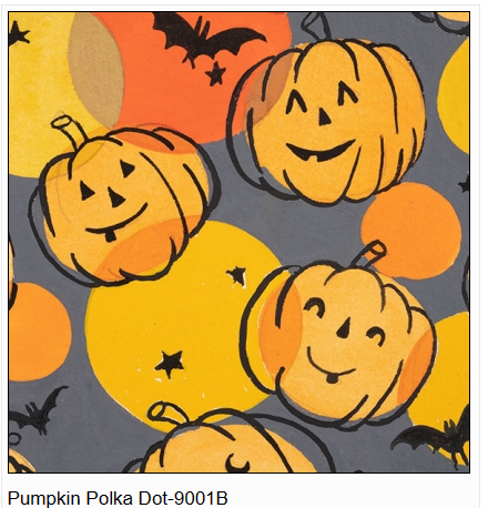 AH Pumpkin Polka Dot Charcoal
