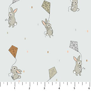 FI Cotton-Tale Kites Gray