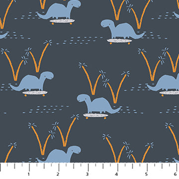 FI Dino Ride Navy Fossil Folks