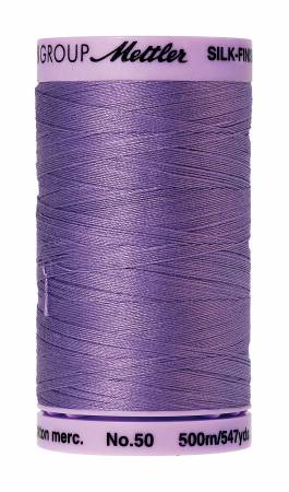 Silk-Finish 50wt Solid Cotton Thread 547yd/500M English Lavender