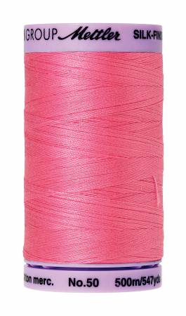 Silk-Finish 50wt Solid Cotton Thread 547yd/500M Roseate