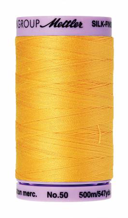 Silk-Finish 50wt Solid Cotton Thread 547yd/500M Summersun