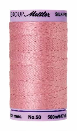 Silk-Finish 50wt Solid Cotton Thread 547yd/500M Rose Quartz