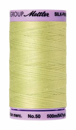Silk-Finish 50wt Solid Cotton Thread 547yd/500M Spring Green