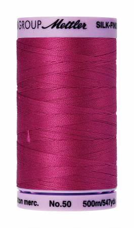 Silk-Finish 50wt Solid Cotton Thread 547yd/500M Peony