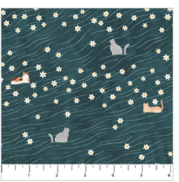 FI Paws & Play Cat Field-Teal
