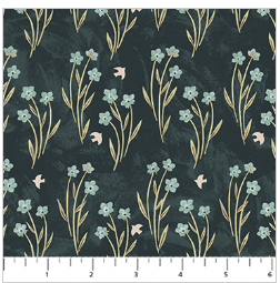 FI Paws & Play Floral Field-Teal