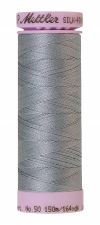 Silk-Finish 50wt Solid Cotton Thread 164yd/150M Ash Blue