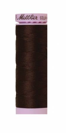 Silk-Finish 50wt Solid Cotton Thread 164yd/150M Black Peppercorn