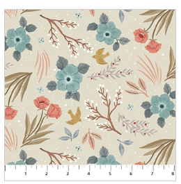 FI Paws & Play Large Floral -Cream